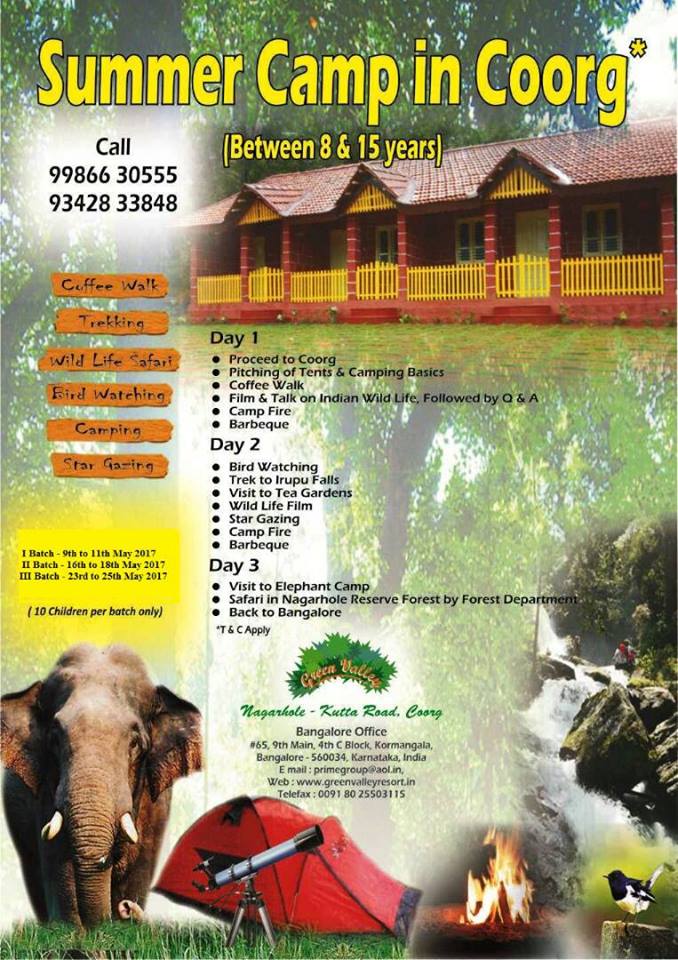 summer camp in coorg