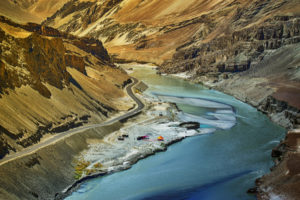 Indus River flowing through Ladakh